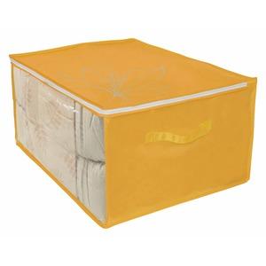 Housse de rangement en tissu - 60 x 45 x 30 cm - Orange