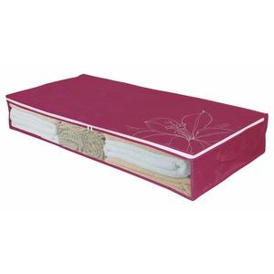 Housse de rangement dessous de lit en tissu - 100 x 45 x 15 cm - Violet pourpre