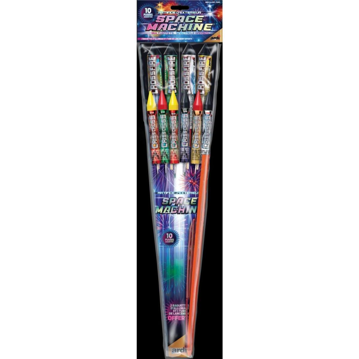 Assortiment de fusées Space Machine - Multicolore