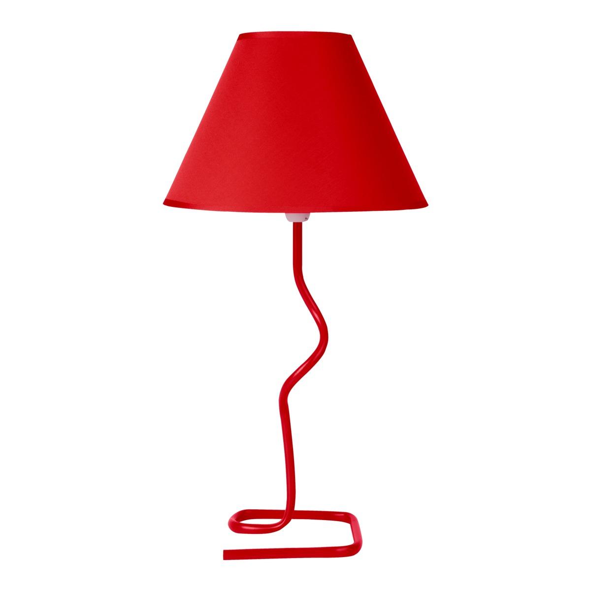 Lampe à poser collection Nova - Hauteur 45 cm - Rouge