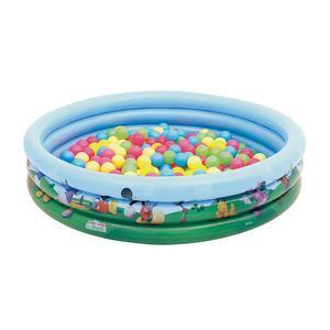 Piscine 3 boudins Mickey avec 75 balles de jeu - 122 x H 25 cm - Multicolore