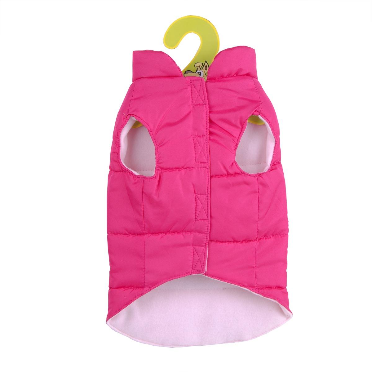 Manteau matelassé pour chien - T 45 cm - Rose