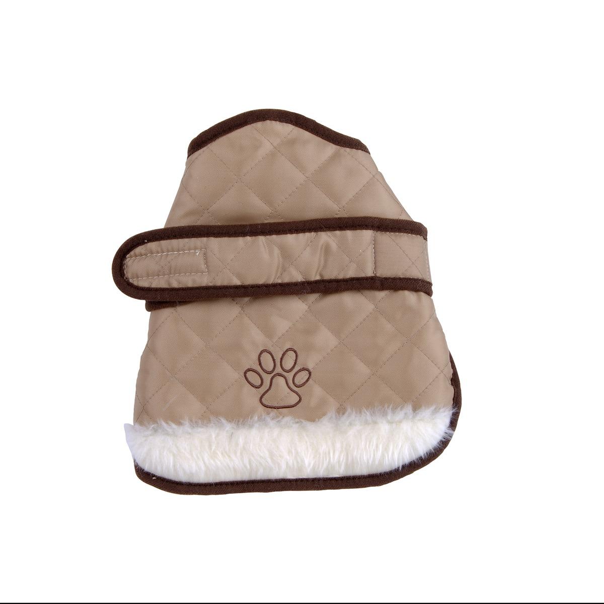 Manteau chic pour chien - T 25 cm - Beige