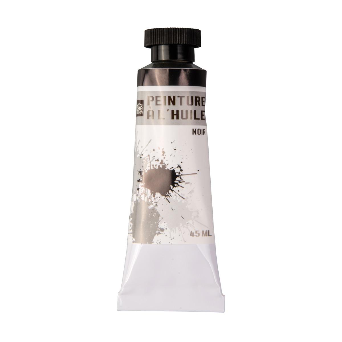 Tube de peinture à l'huile - 45 ml - Noir