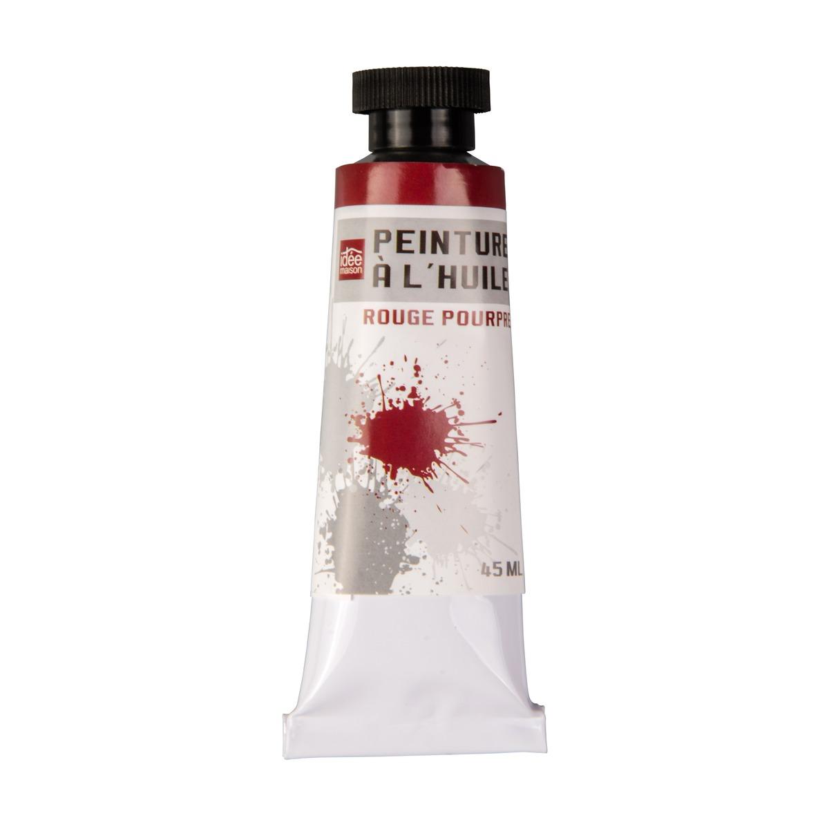 Tube de peinture à l'huile - 45 ml - Rouge pourpre