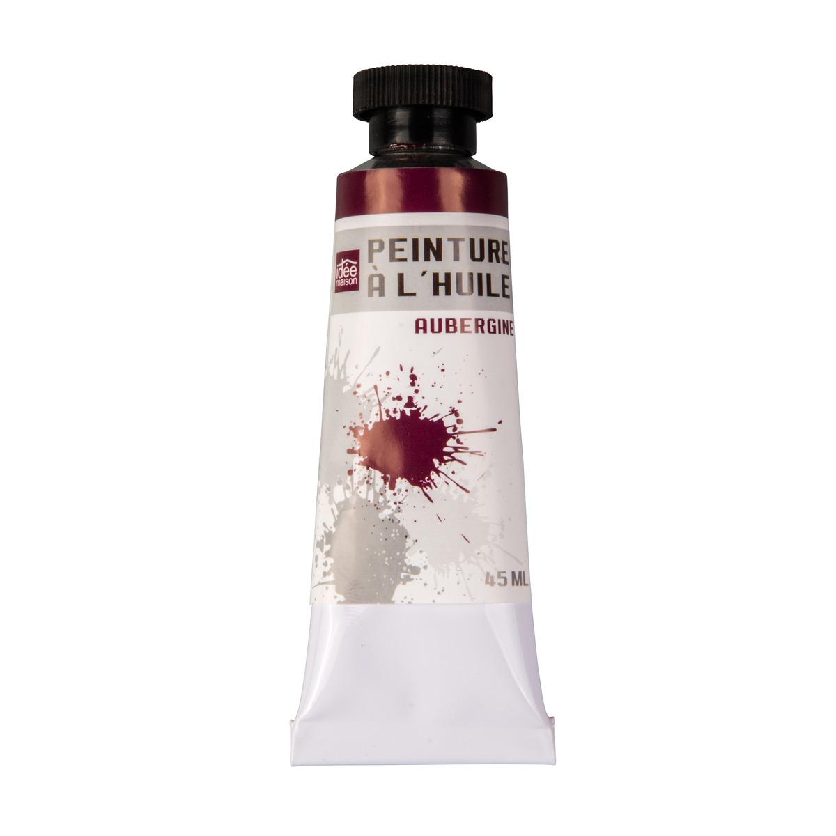Tube de peinture à l'huile - 45 ml - Violet aubergine