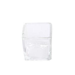 Photophore carré - Verre - 5,1 x 5,3 cm - Multicolore