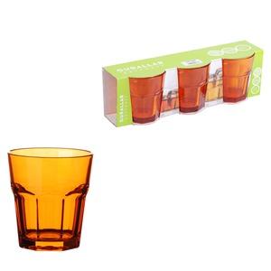 VERRE FB `ARAS` ORANGE 30CL X3