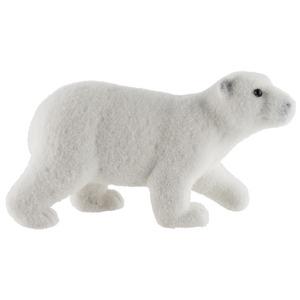 Ours polaire - 30 x 18 cm - Gris et blanc