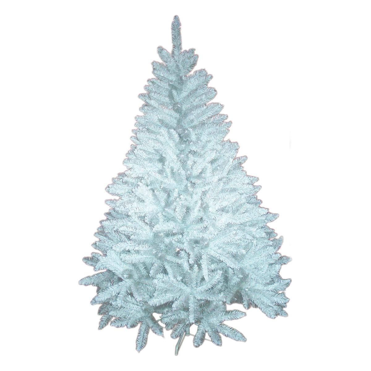 Sapin de Noël Manhattan en plastique - Hauteur 150 cm - Blanc