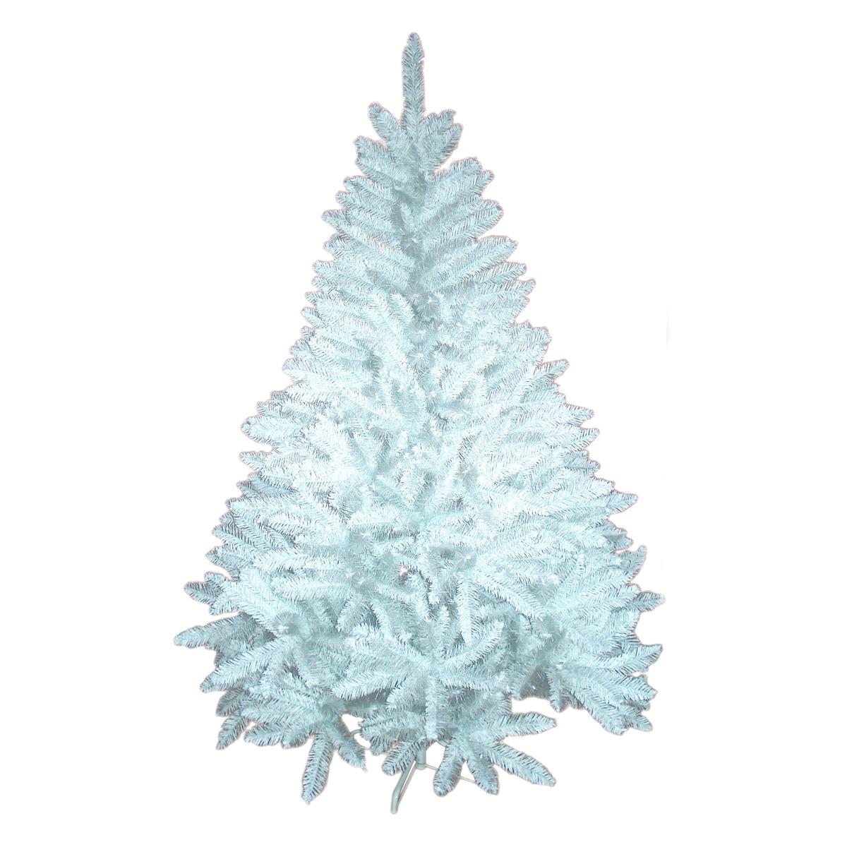 Sapin de Noël Manhattan en plastique - Hauteur 180 cm - Blanc
