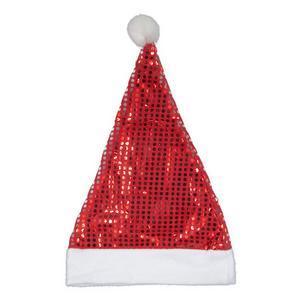 Bonnet de Noël scintillant - 30 x 46 cm - Différents coloris