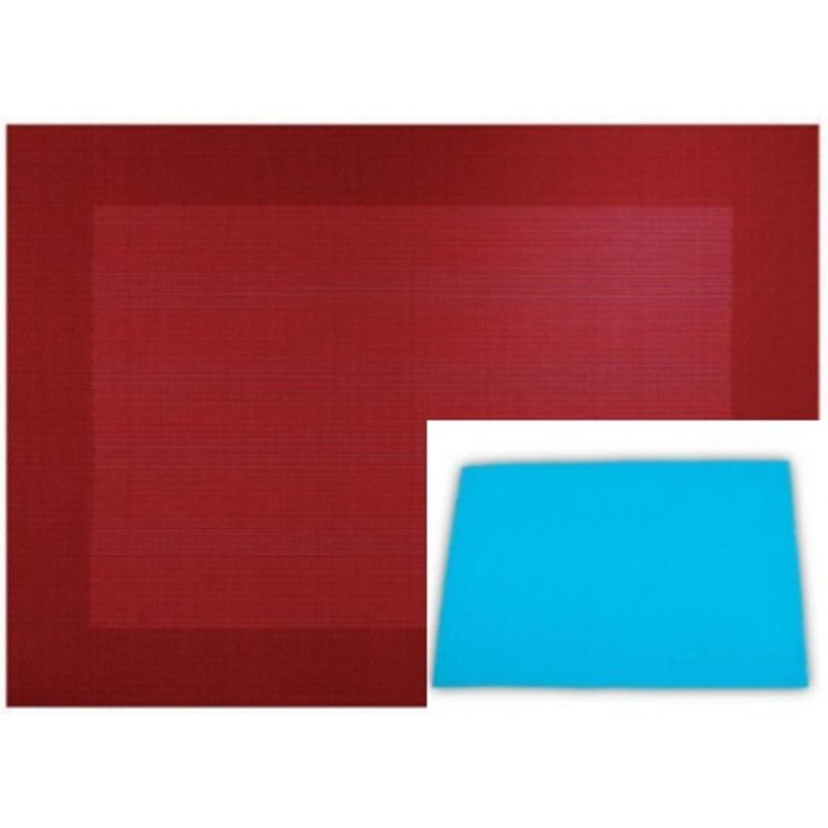 Set de table - PVC - 30 x 45 cm - Bleu