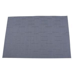 Set de table collection Slub - PVC - 30 x 45 cm - Gris