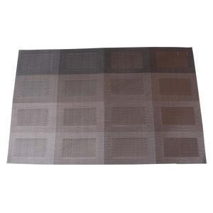 Set de table Design - PVC - 30 x 45 cm - Marron et beige