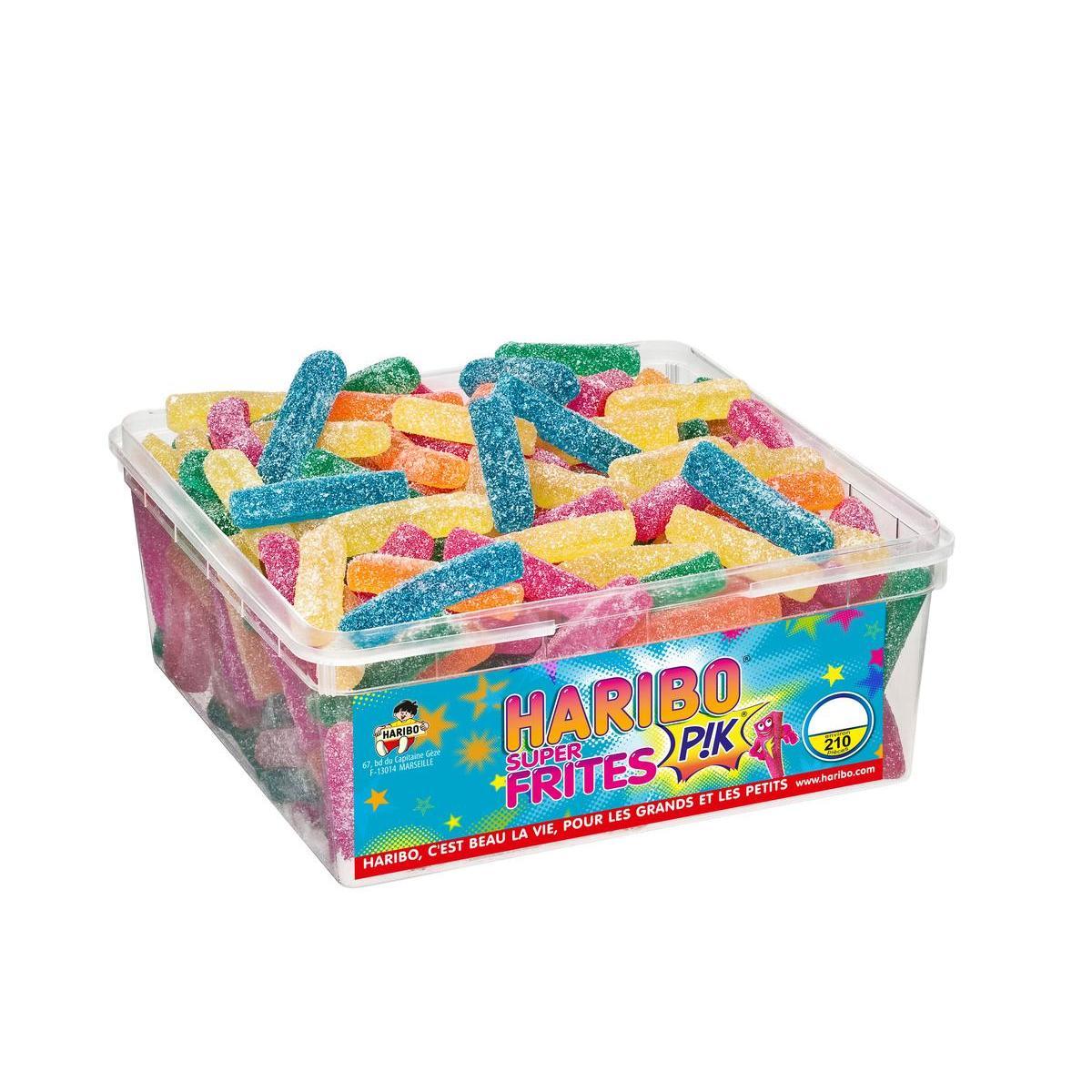 Boîte de 210 bonbons Super frites Pik - HARIBO