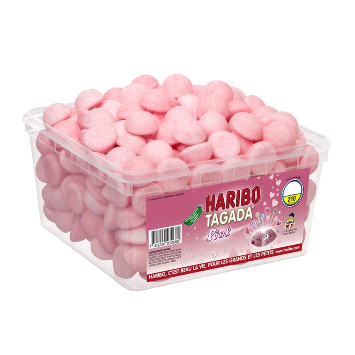 Boîte tagada pink - 210 pièces - HARIBO