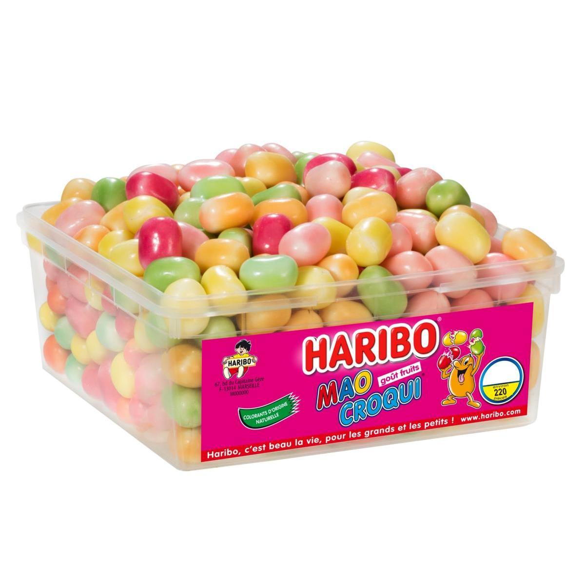 Boîte mao croqui fruits - 220 pièces - HARIBO