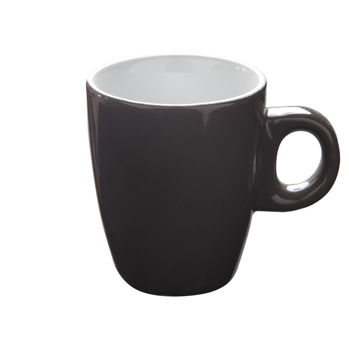 Tasse expresso en grès - 10 cl - Marron taupe