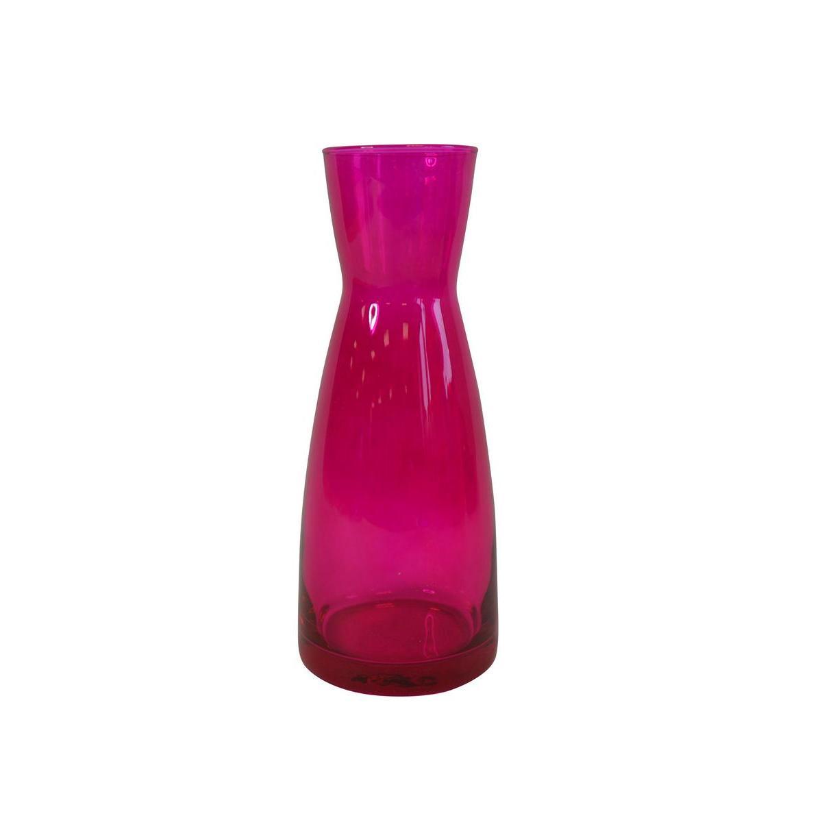 Carafon YPSILON en verre - 0,5 Litre - Rose fushia