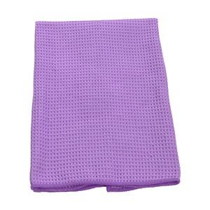 Torchon en nid d'abeille multiusage - 40 x 60 cm - Violet