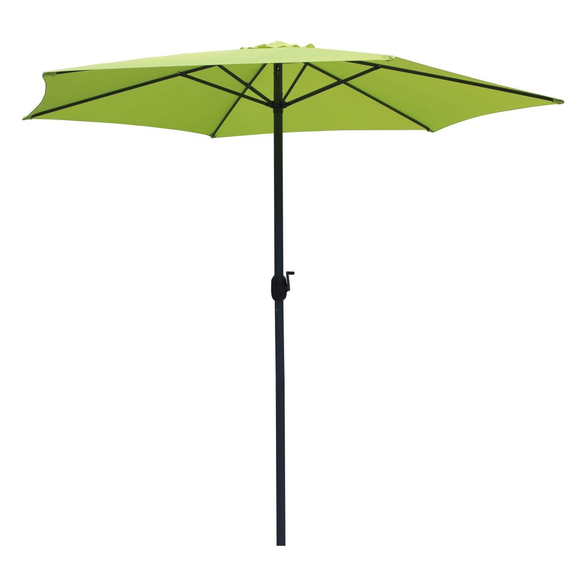 Parasol rond - Diamètre 2,7 m - Vert anis