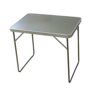 Table pliante de camping - 70 x 50 x H 60 cm - gris