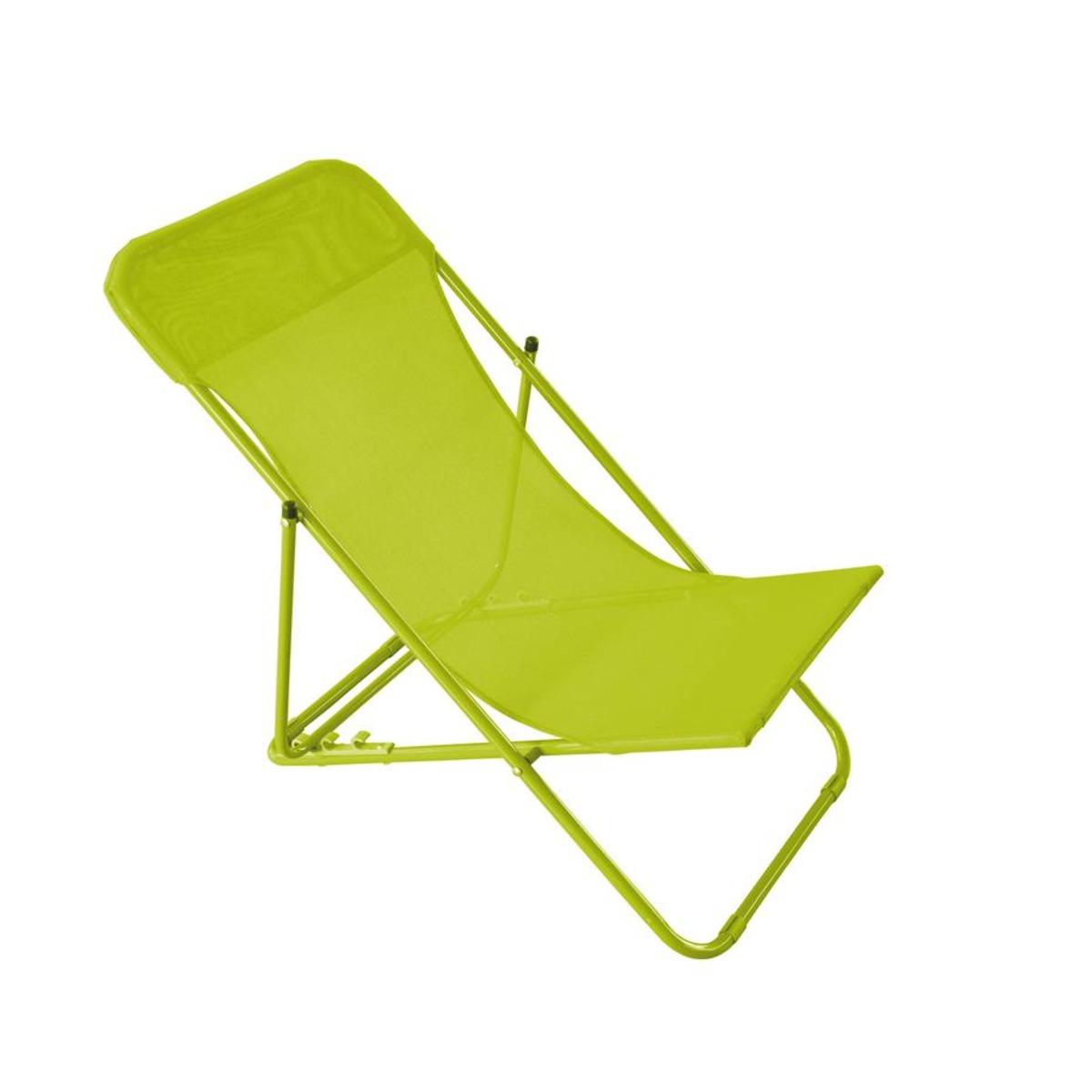 Transat pour enfant - 72 x 46 x H 70 cm - vert