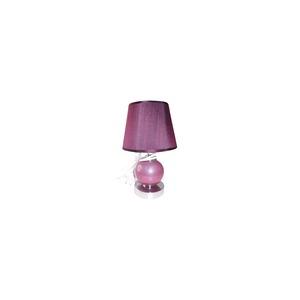 Lampe collection Nacrea - Hauteur 24 cm - Violet prune