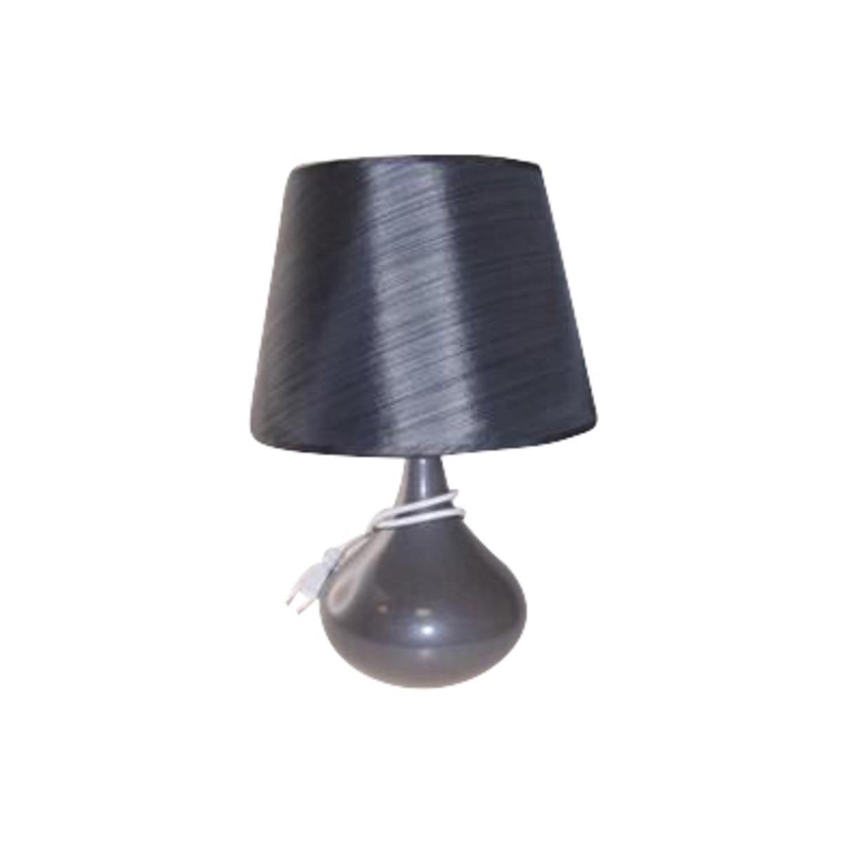 Lampe collection Nacrea - Hauteur 38 cm - Gris