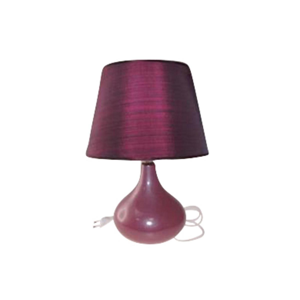 Lampe collection Nacrea - Hauteur 38 cm - Rouge