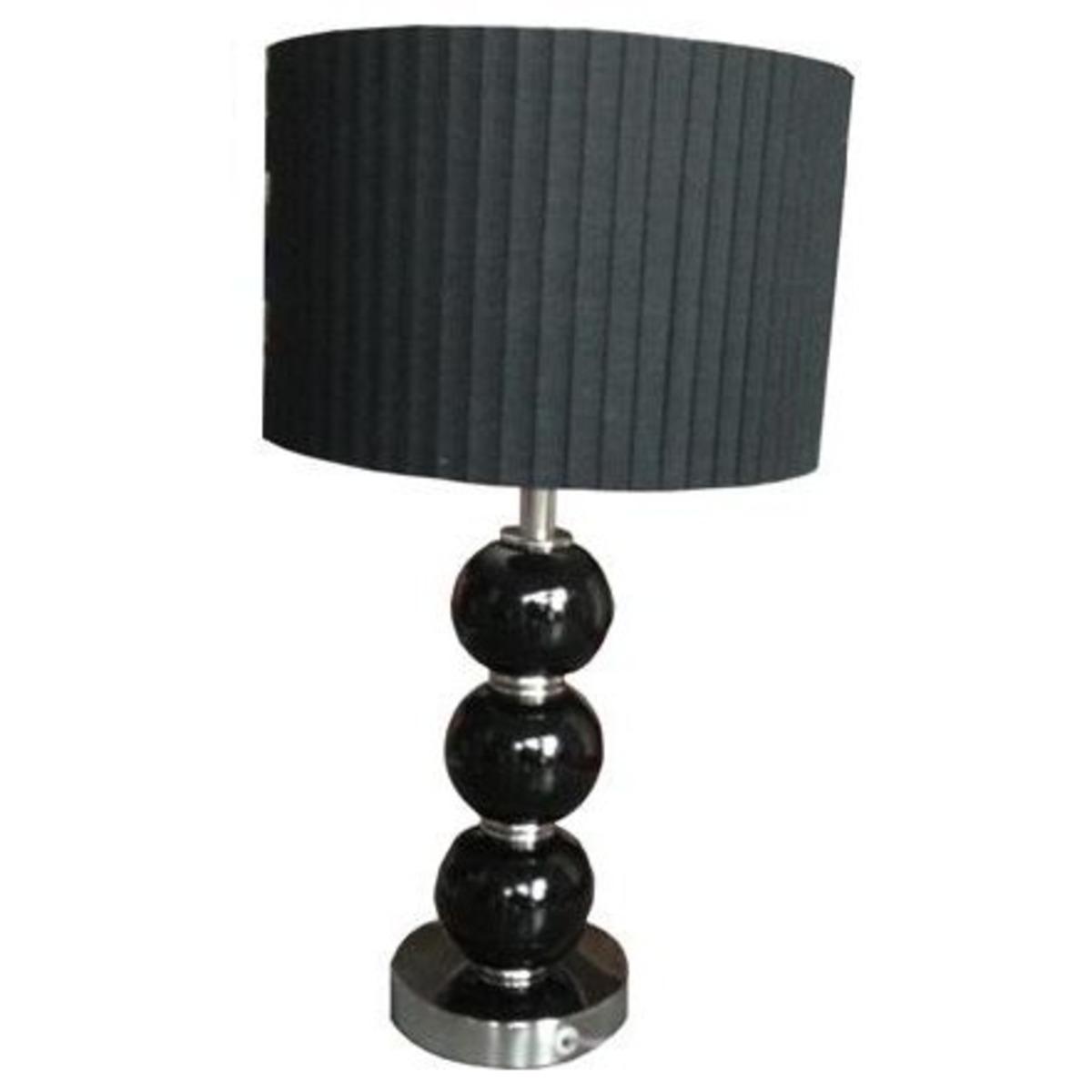 Lampe collection Vendôme - Hauteur 42 cm - Noir
