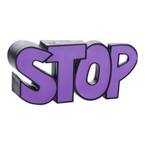 Stop porte - TPR - 12 x 5,5 x H 2,5 cm - Rouge, violet et vert