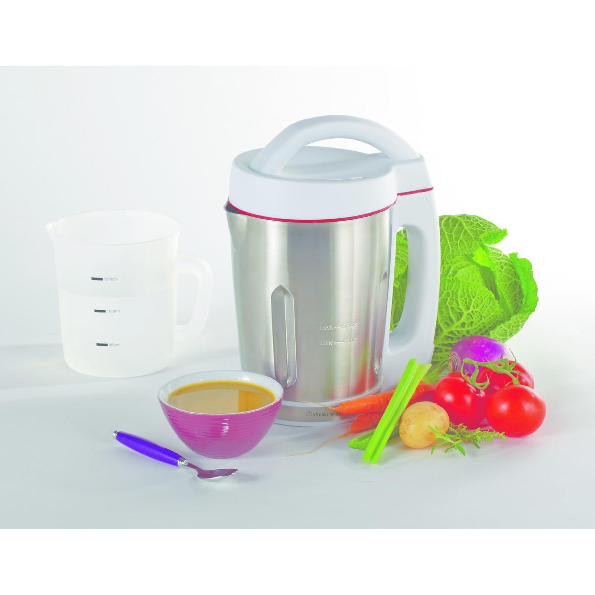 Blender soupe - 1000 W - 1,5 Litres - Gris