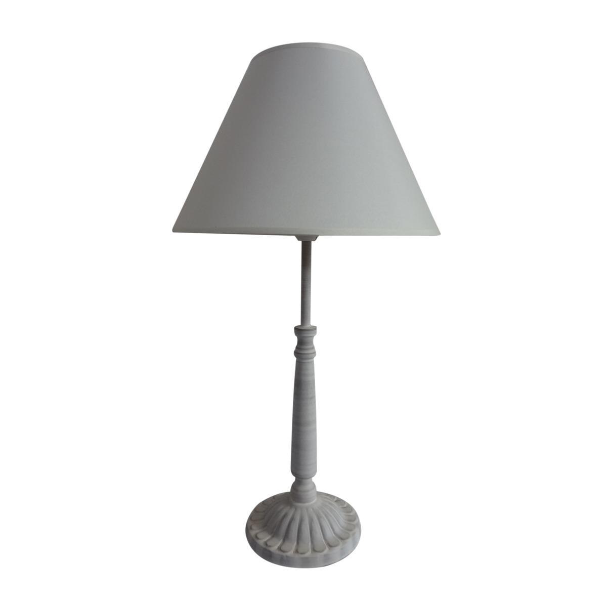 Lampe à poser collection Girly - Hauteur 46 cm - Gris