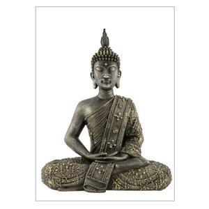 Stickers Bouddha - Papier et PVC - 50 x70 cm - Multicolore