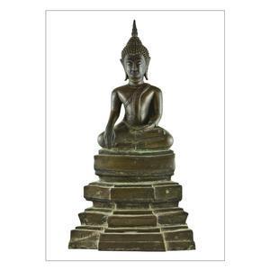 Stickers Bouddha - Papier et PVC - 50 x70 cm - Multicolore