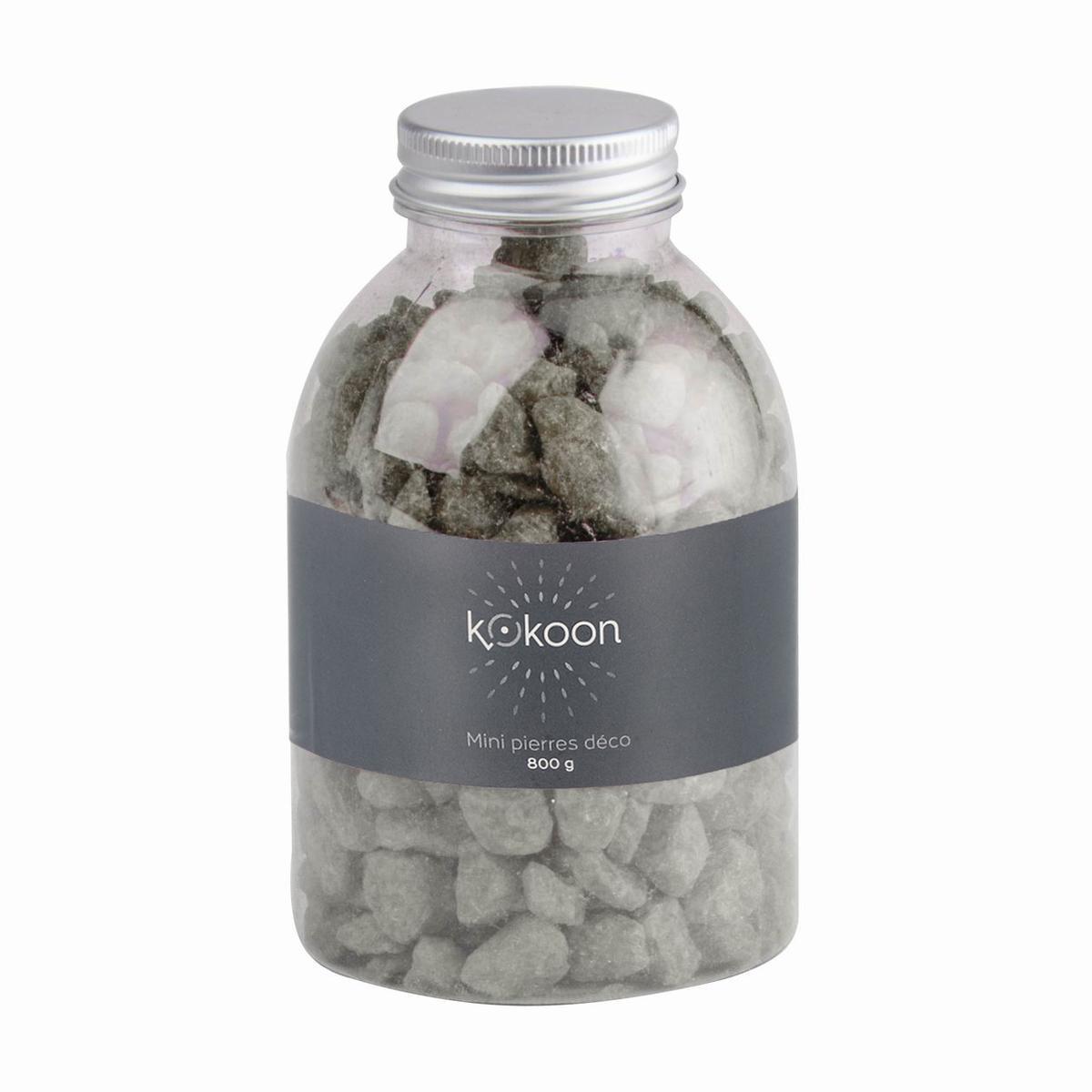 Mini pierres déco - 800 g - Différents coloris - Gris - K.KOON