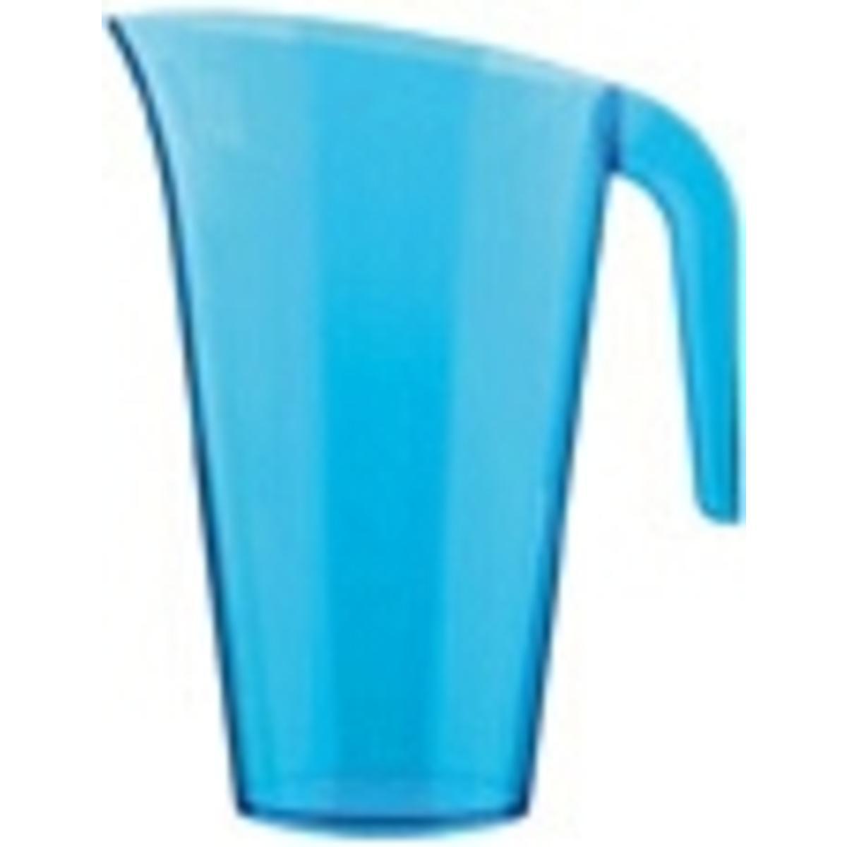 Carafe plastique 1.5 L réutilisable turquoise x 1 pièce