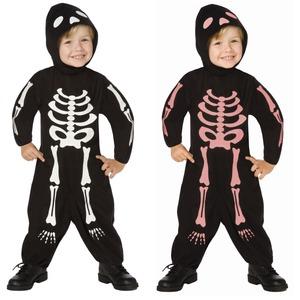 Déguisement de squelette pour enfant - Taille 2 à 4 ans - Différents modèles