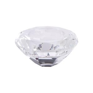 Photophore rond crystal - 8 x 4 cm - Transparent