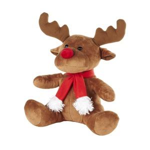 Peluche renne - Hauteur 30 cm - Marron