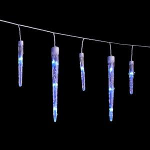 Guirlande électrique stalactite 32 led coloris changeant 24 V - Longueur 3 mètres - Multicolore