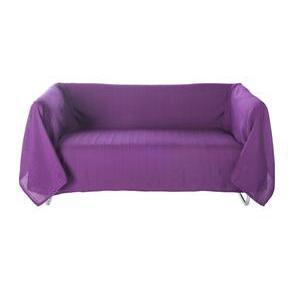 Jeté de canapé & couvre lit - 85% coton et 15% polyester - 170 x 250 cm - Prune