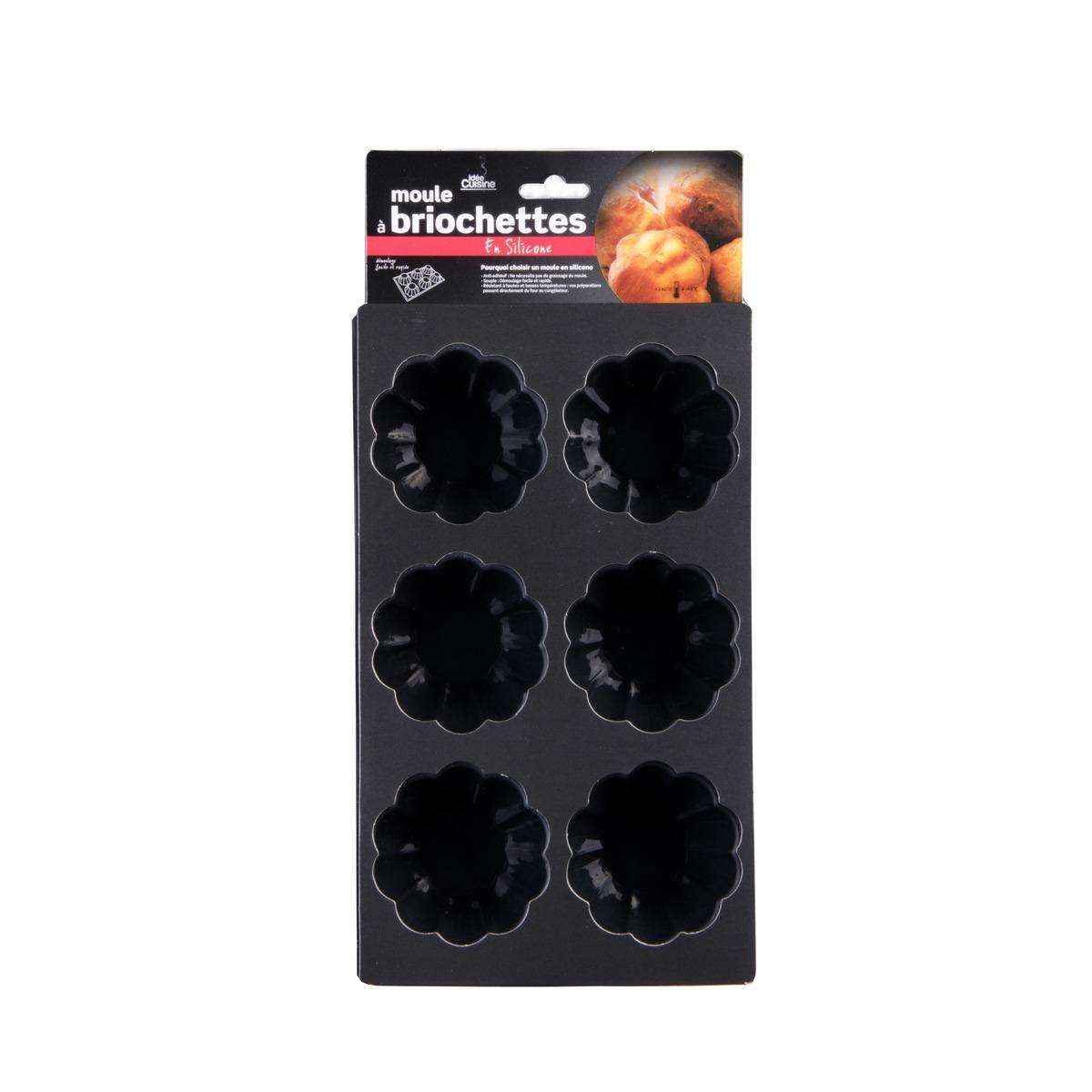 plaque silicone 6 briochettes