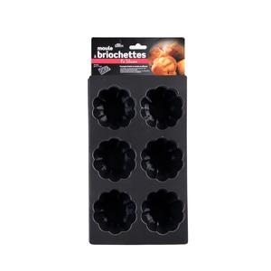 plaque silicone 6 briochettes