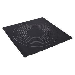 Tapis en silicone - 33 x 33 cm - Noir