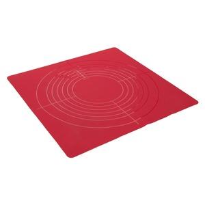 Tapis en silicone - 33 x 33 cm - Rouge