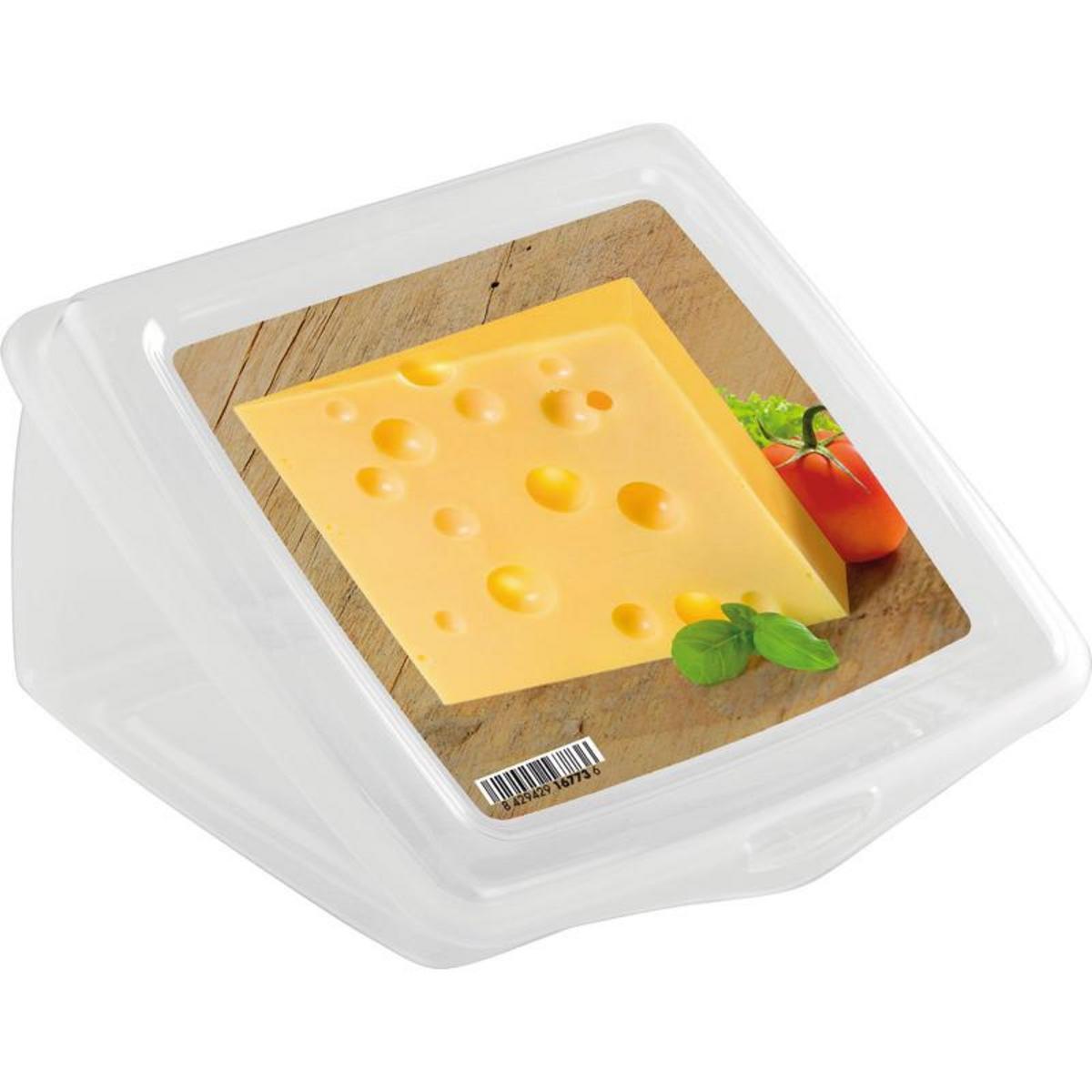 Boite à fromage triangulaire - Polypropylène - 2,5 L - 13,5 x 12,5 x 8 cm - Multicolore