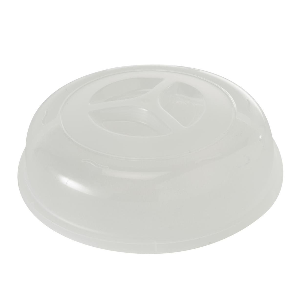 Cloche micro-ondes en plastique - 26 x 8 cm  - Différents coloris